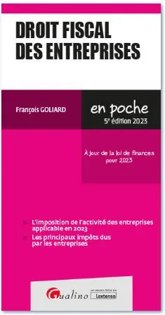 Droit fiscal des entreprises 2023