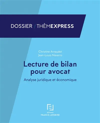 Lecture de bilan pour avocat : analyse juridique et économique