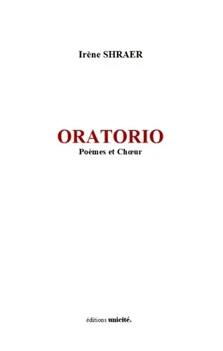 Oratorio : poèmes et choeur