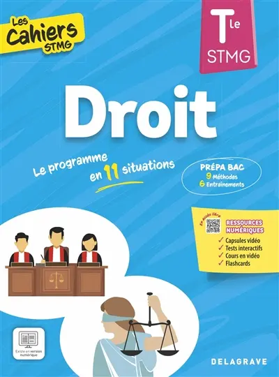 Droit terminale STMG : le programme en 11 situations