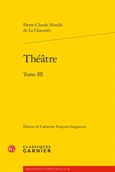 Théâtre. Vol. 3