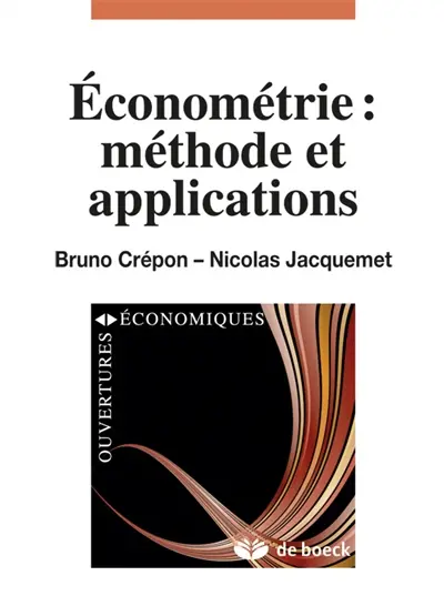 Econométrie : méthodes et applications