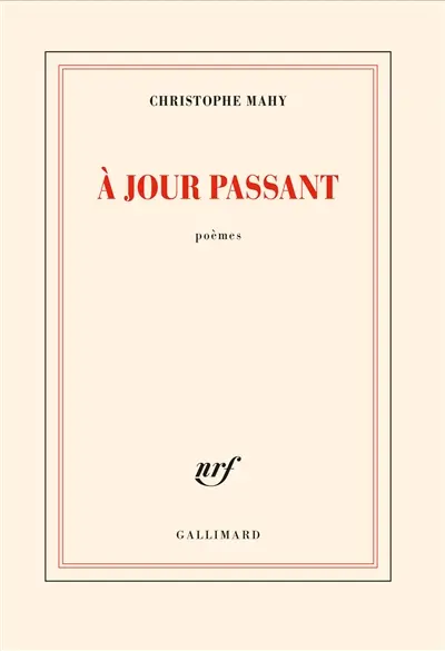 A jour passant : poèmes