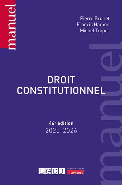 Droit constitutionnel : 2025-2026