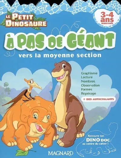 A pas de géant : vers la moyenne section, 3-4 ans maternelle