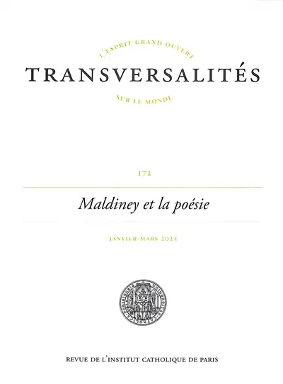 Transversalités, n° 172. Maldiney et la poésie