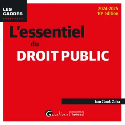 L'essentiel du droit public : 2024-2025