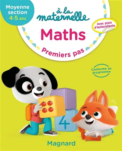 A la maternelle, maths, moyenne section, 4-5 ans : premiers pas
