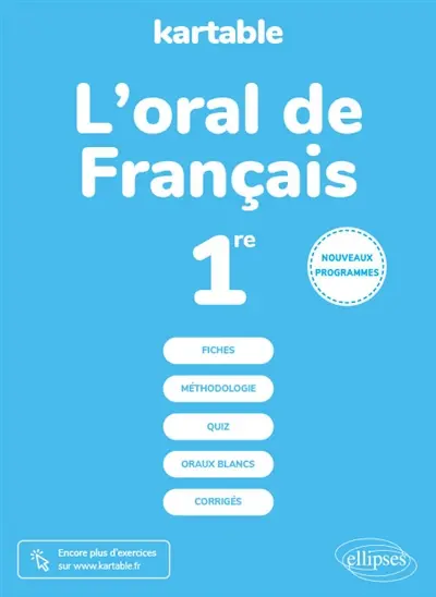L'oral de français, 1re : nouveaux programmes