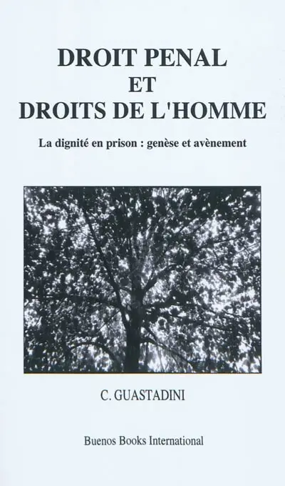 Droit pénal et droits de l'homme : la dignité en prison, genèse et avènement
