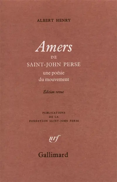 Amers, de Saint-John Perse : une poésie du mouvement