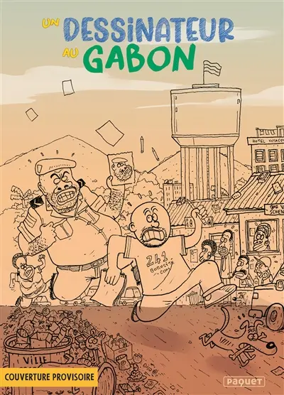 Un dessinateur au Gabon