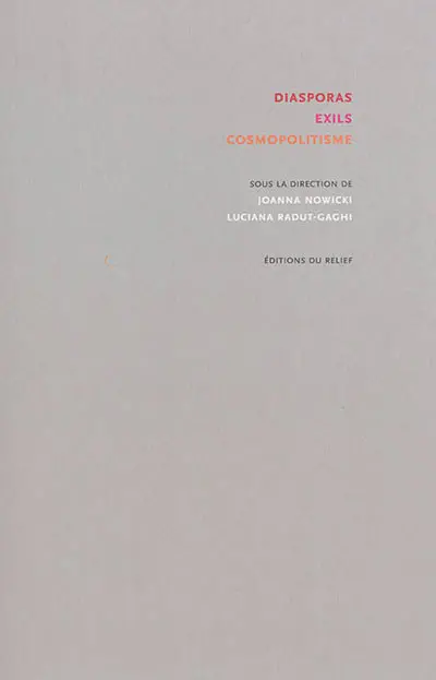 Diasporas, exils, cosmopolitisme