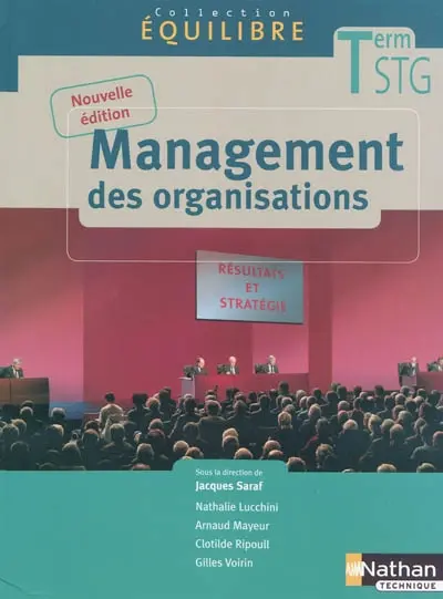 Management des organisations, terminale STG