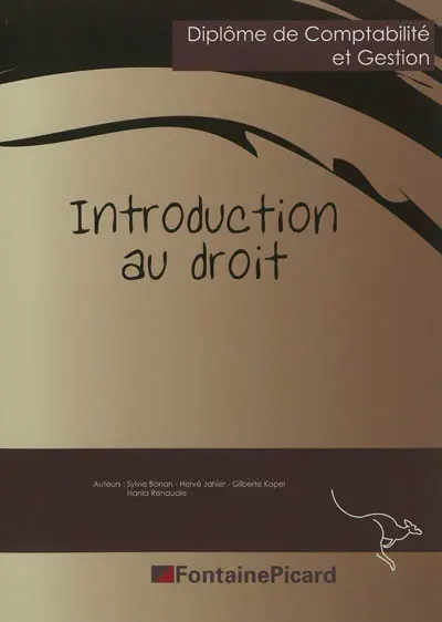Introduction au droit DCG : diplôme de comptabilité et gestion