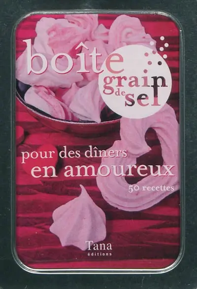 Boîte grain de sel pour des dîners en amoureux : 50 recettes