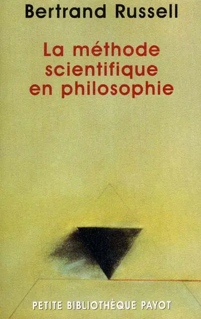 La méthode scientifique en philosophie