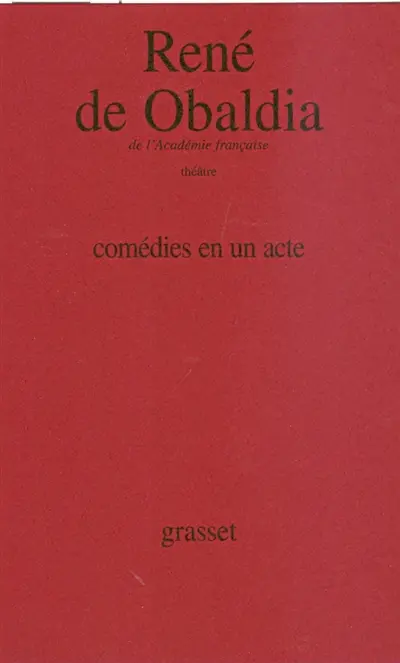 Comédies en un acte : théâtre