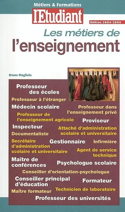 Les métiers de l'enseignement
