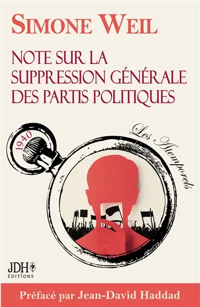 Note sur la suppression générale des partis politiques