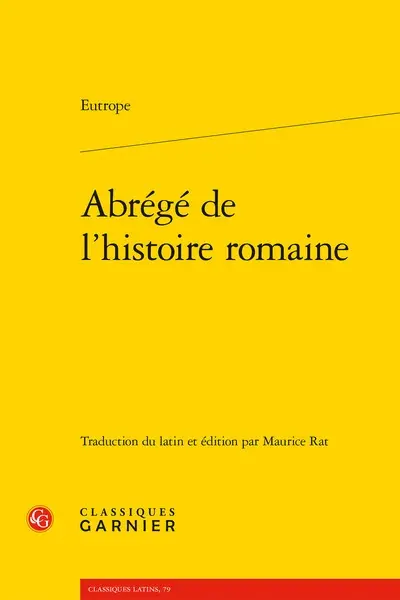 Abrégé de l'histoire romaine