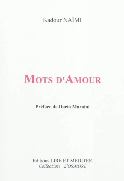 Mots d'amour