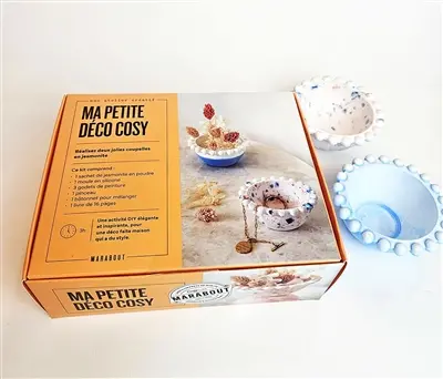 Ma petite déco cosy : réalisez deux jolies coupelles en jesmonite