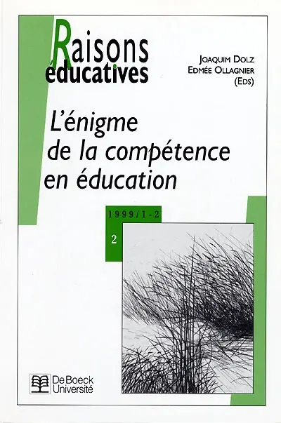 L'énigme de la compétence en éducation