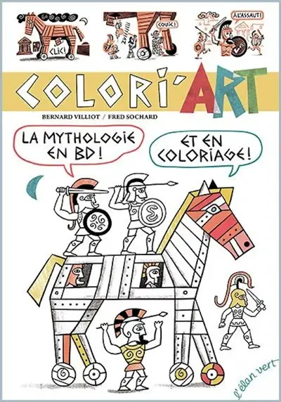 Colori'art : la mythologie en BD ! Et en coloriage !