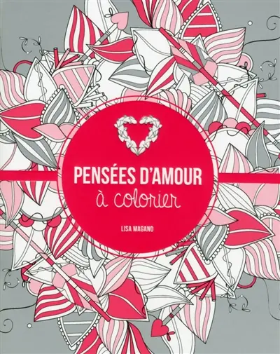 Pensées d'amour à colorier