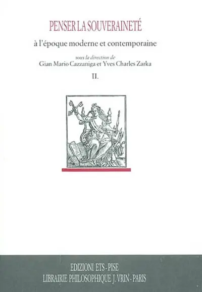 Penser la souveraineté : à l'époque moderne et contemporaine