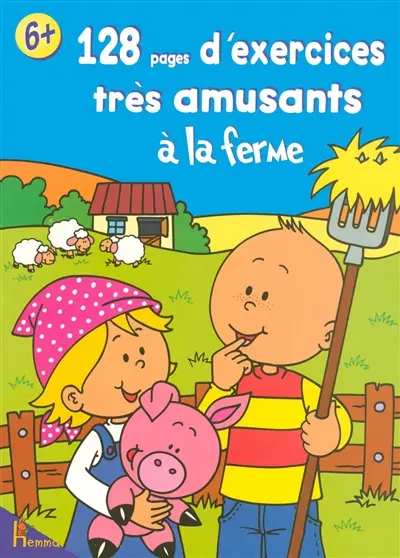 128 pages d'exercices très amusants à la ferme