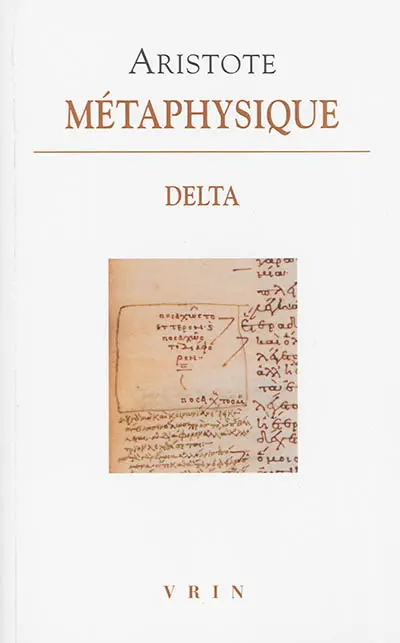 Métaphysique. Livre Delta
