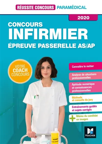 Concours infirmier : épreuve passerelle AS-AP : 2020