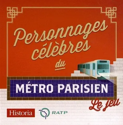 Personnages célèbres du métro parisien : le jeu