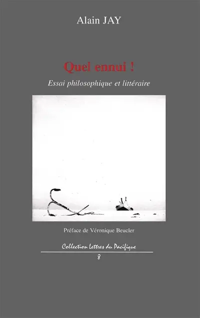 Quel ennui ! : essai philosophique et littéraire