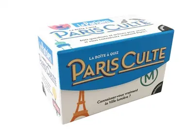 La boîte à quiz Paris culte