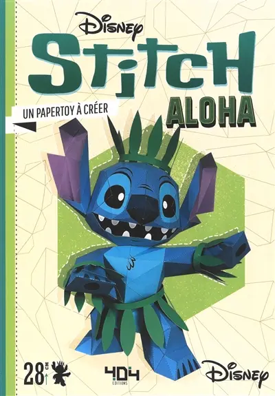 Stitch : aloha : un papertoy à créer