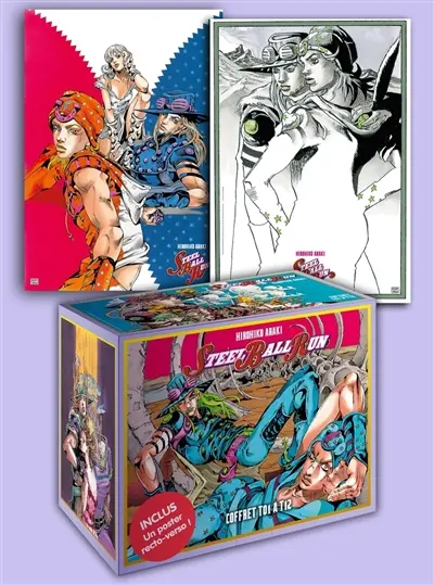 Steel ball run : Jojo's bizarre adventure : coffret T01 à T12