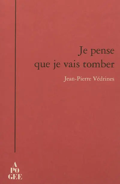 Je pense que je vais tomber