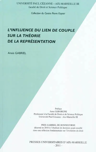 L'influence du lien de couple sur la théorie de la représentation