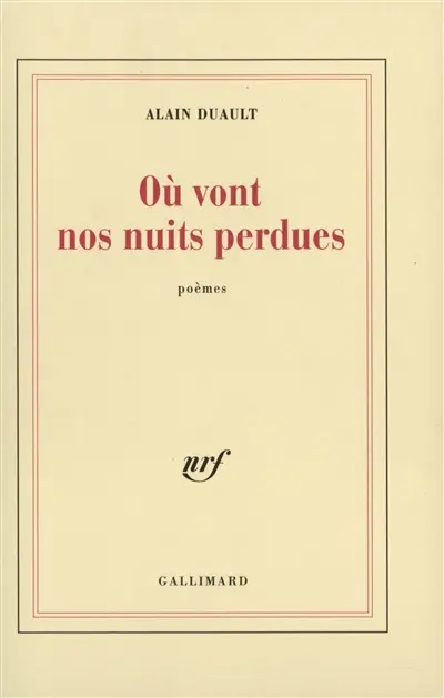 Où vont nos nuits perdues