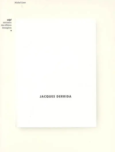 Jacques Derrida