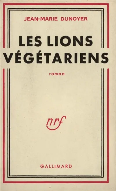 Les lions végétariens
