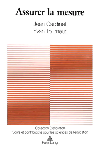 Assurer la mesure : Guide pour les études de généralisabilité