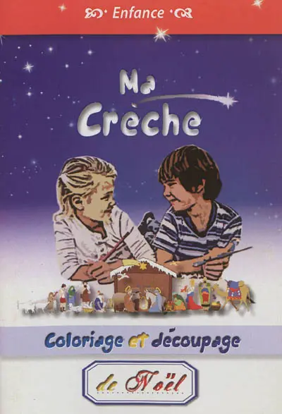 Je colorie et je découpe ma crèche de Noël !