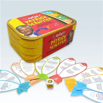 Le jeu apéro Patrick Sébastien : 1.000 questions et défis pour passer un apéro de folie !