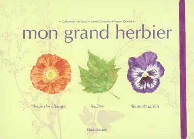 Mon grand herbier : fleurs des champs, feuilles, fleurs du jardin