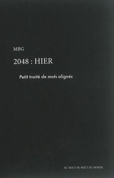 2048 : hier : petit traité de mots alignés