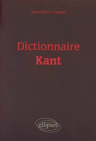 Dictionnaire Kant